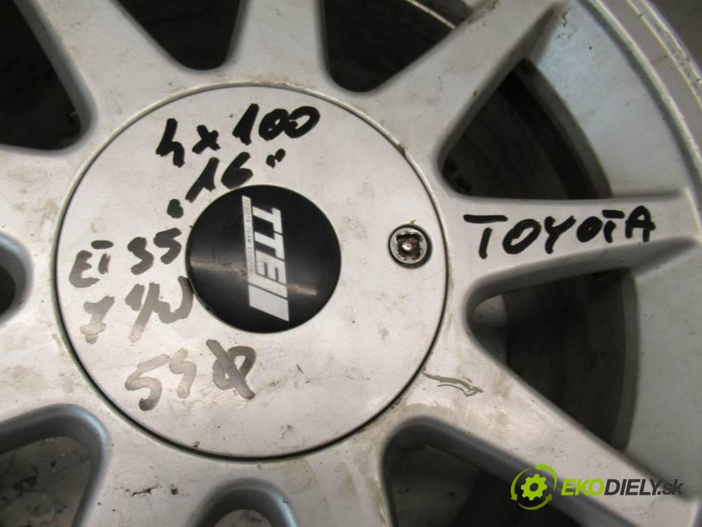 Toyota     16 7,5J 4X100 ET 35  disky hliníkové 16  (Hliníkové)