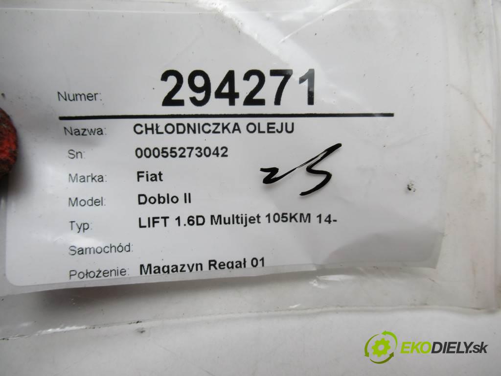 Fiat Doblo II    LIFT 1.6D Multijet 105KM 14-  Chladič oleja 55273042 (Chladiče oleja)