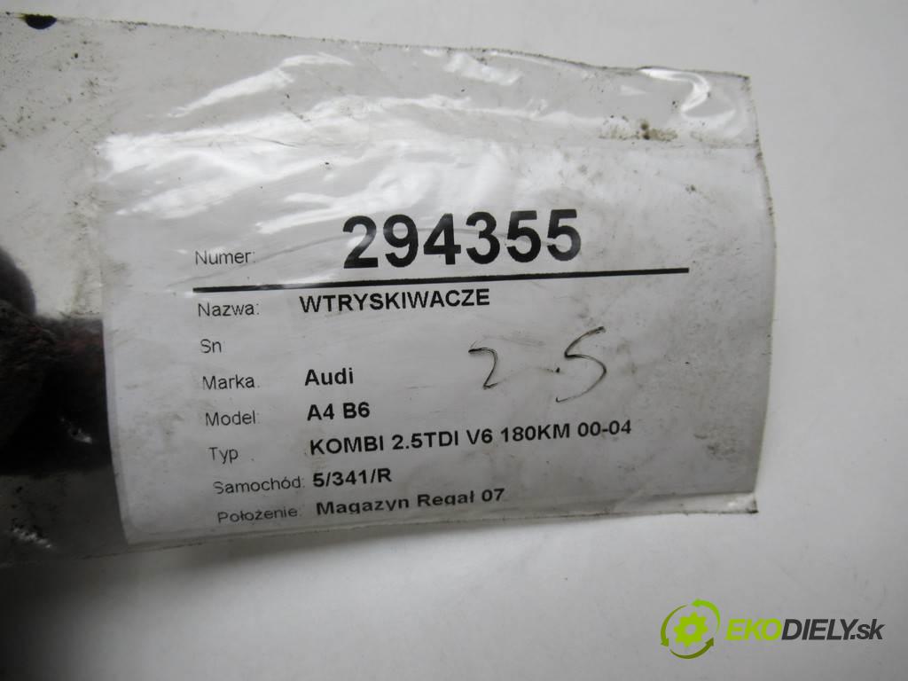 Audi A4 B6  2002 132 kW KOMBI 2.5TDI V6 180KM 00-04 2500 Vstrekovacie ventily 059130201F (Vstrekovacie ventily)