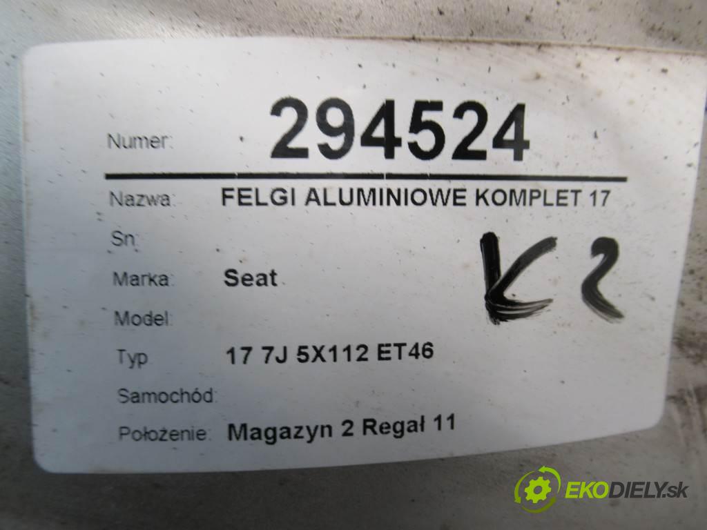 Seat     17 7J 5X112 ET46  disky hliníkové 17  (Hliníkové)