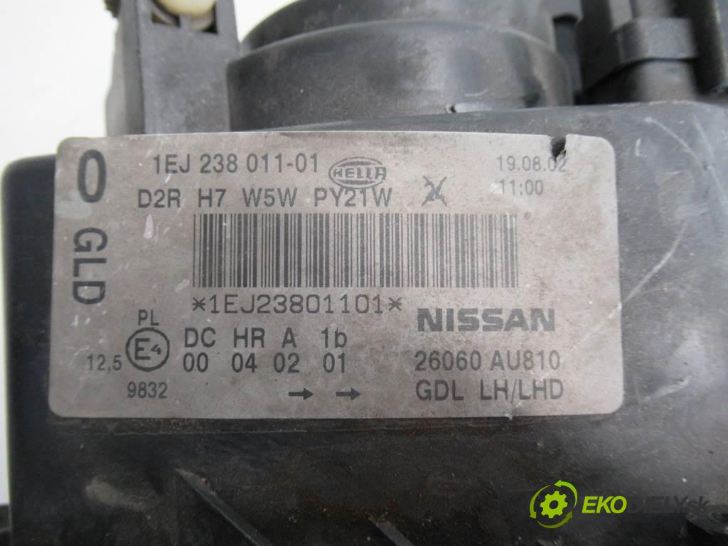 Nissan Primera P12  2002 85 kW KOMBI 1.8B 115KM 01-07 1800 Svetlomet ľavy 26060AU810 (Ostatné)