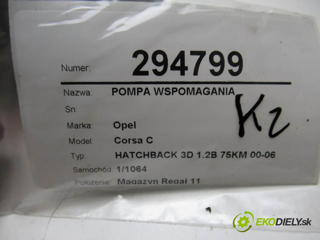 Opel Corsa C  2001 55 kW HATCHBACK 3D 1.2B 75KM 00-06 1200 Pumpa servočerpadlo 9156064EA 09115125 (Servočerpadlá, pumpy riadenia)