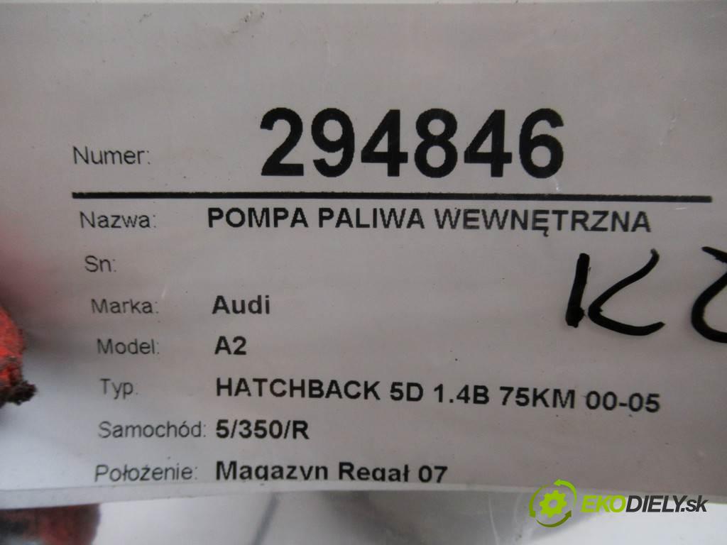 Audi A2  2002 55 kW HATCHBACK 5D 1.4B 75KM 00-05 1400 Pumpa paliva vnútorná  (Palivové pumpy, čerpadlá, plaváky)