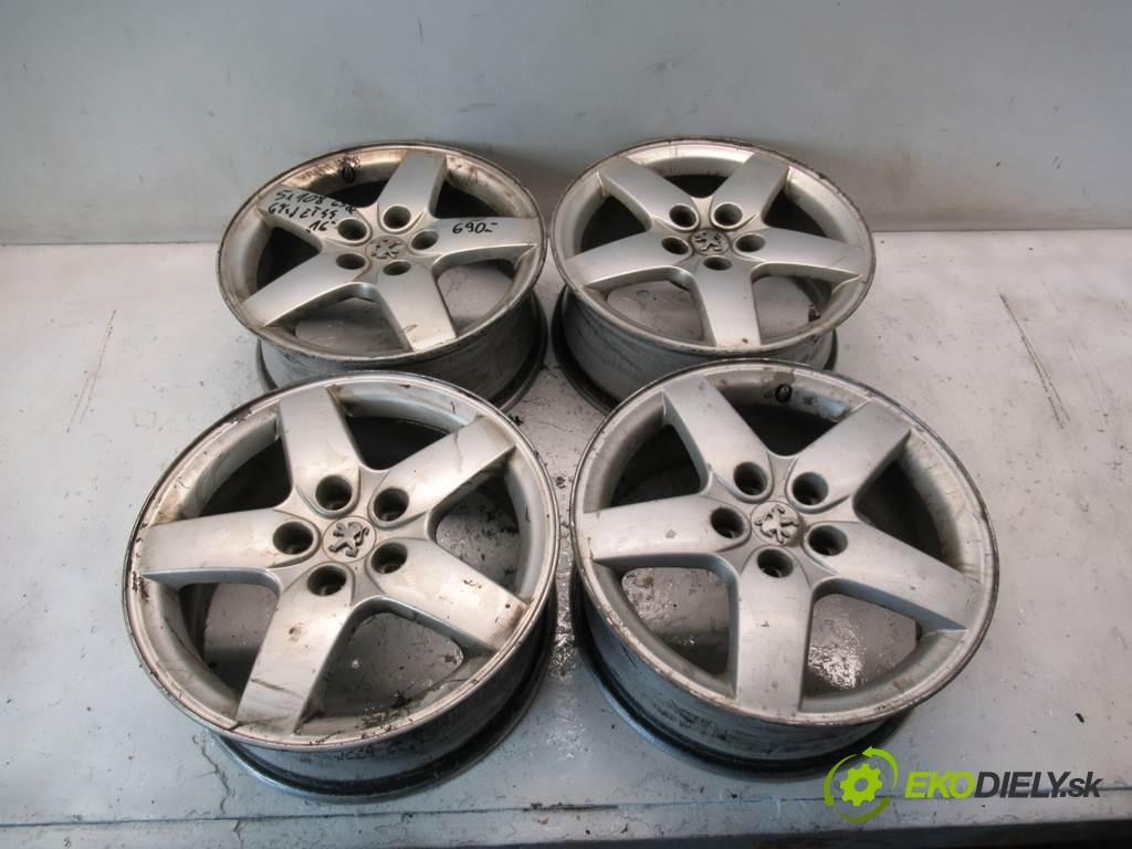 Peugeot     16 6,5J 5X108 ET44  disky hliníkové 16  (Hliníkové)