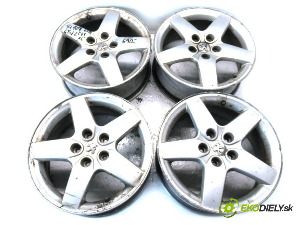 Peugeot     16 6,5J 5X108 ET44  disky hliníkové 16  (Hliníkové)