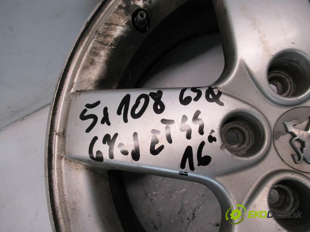 Peugeot     16 6,5J 5X108 ET44  disky hliníkové 16  (Hliníkové)