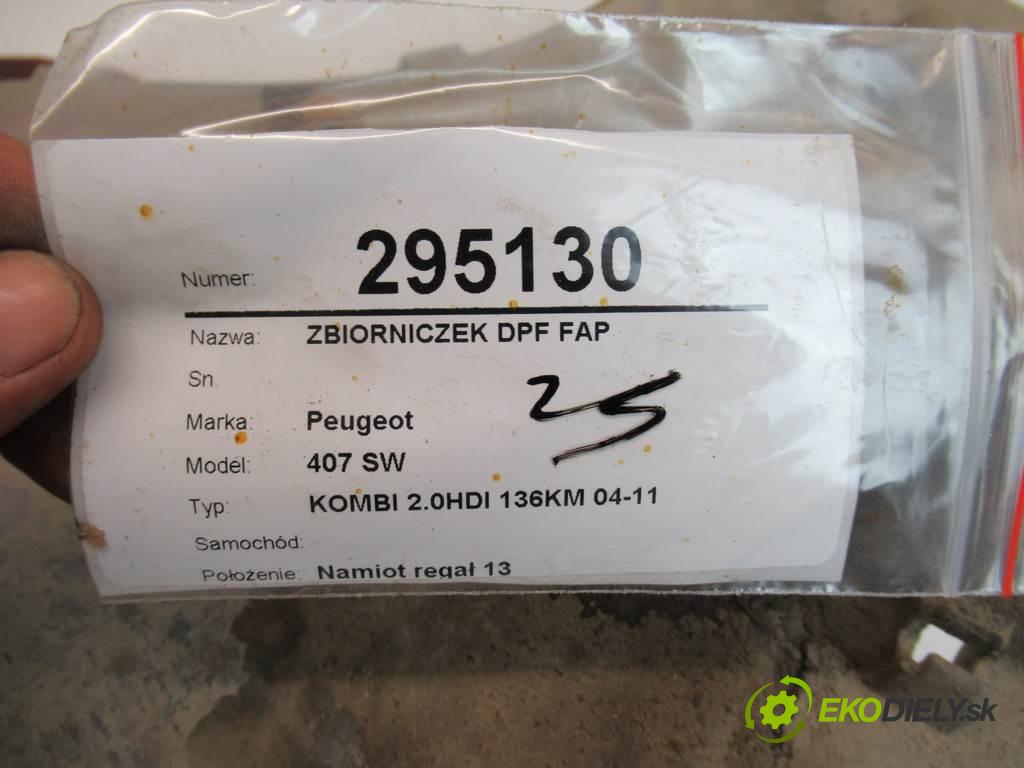 Peugeot 407 SW    KOMBI 2.0HDI 136KM 04-11  Nádržka DPF FAP 9642944280 (Ostatné)