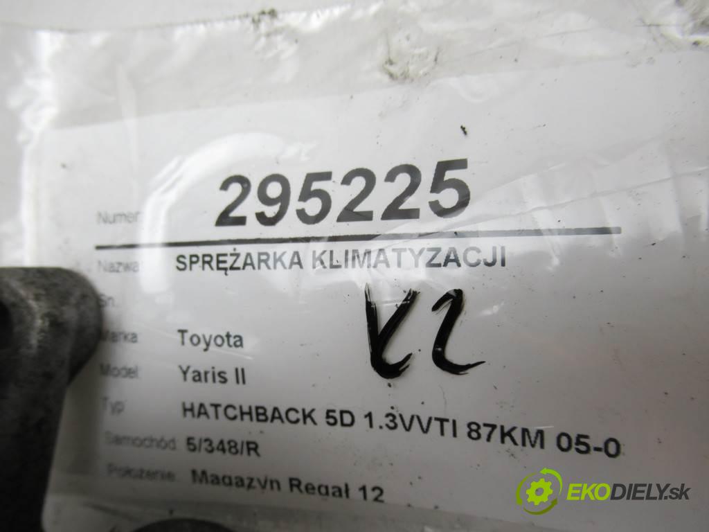 Toyota Yaris II  2007 64 kW HATCHBACK 5D 1.3VVTI 87KM 05-08 1300 Kompresor klimatizácie GE447260-2330  (Kompresory klimatizácie)
