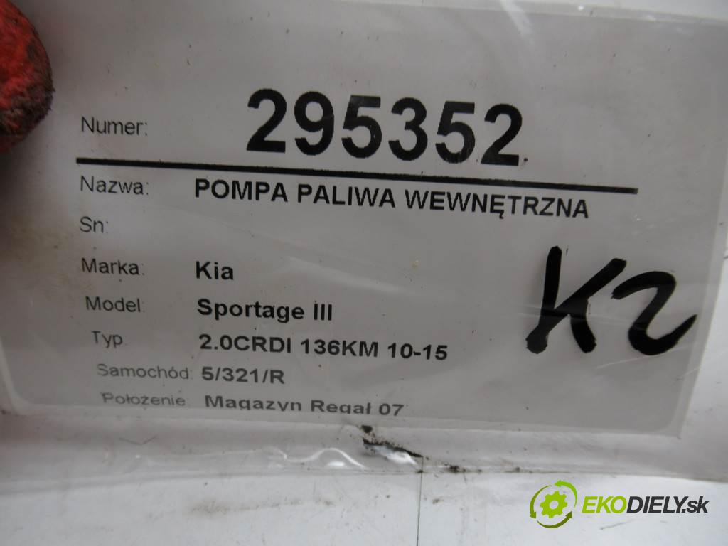 Kia Sportage III  2013 100 kW 2.0CRDI 136KM 10-15 2000 Pumpa paliva vnútorná  (Palivové pumpy, čerpadlá, plaváky)
