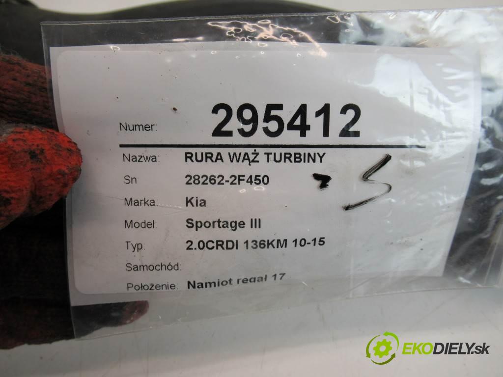 Kia Sportage III    2.0CRDI 136KM 10-15  Rúra hadice turba 28262-2F450 (Hadice intercoolera)