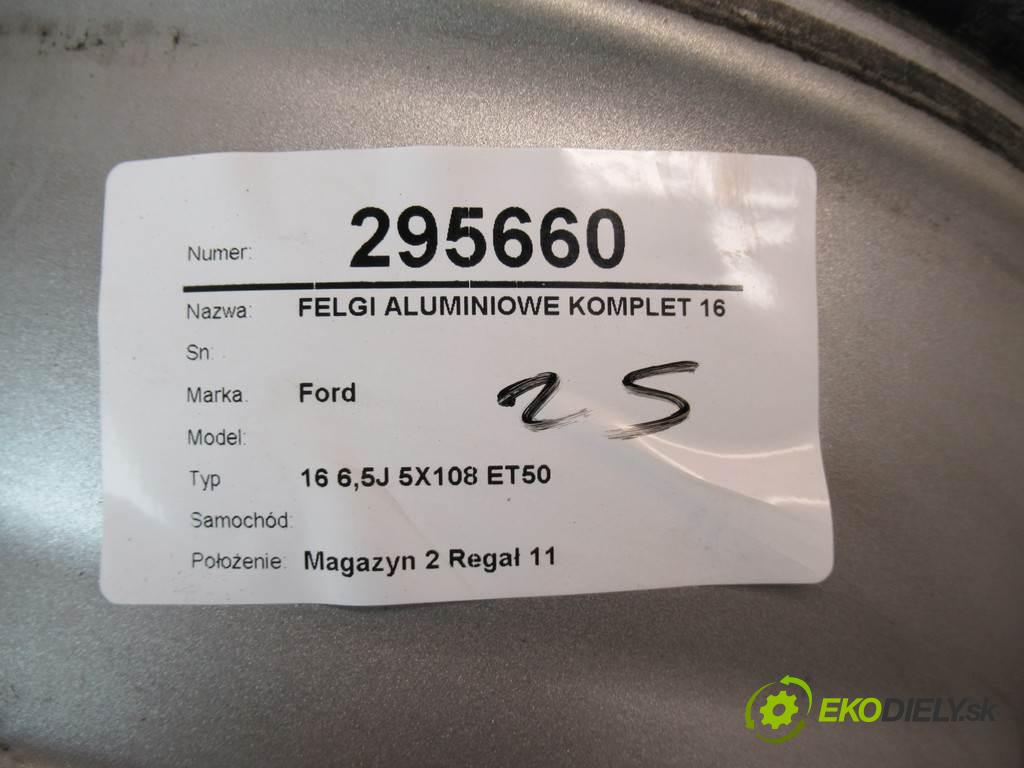 Ford     16 6,5J 5X108 ET50  disky hliníkové 16  (Hliníkové)