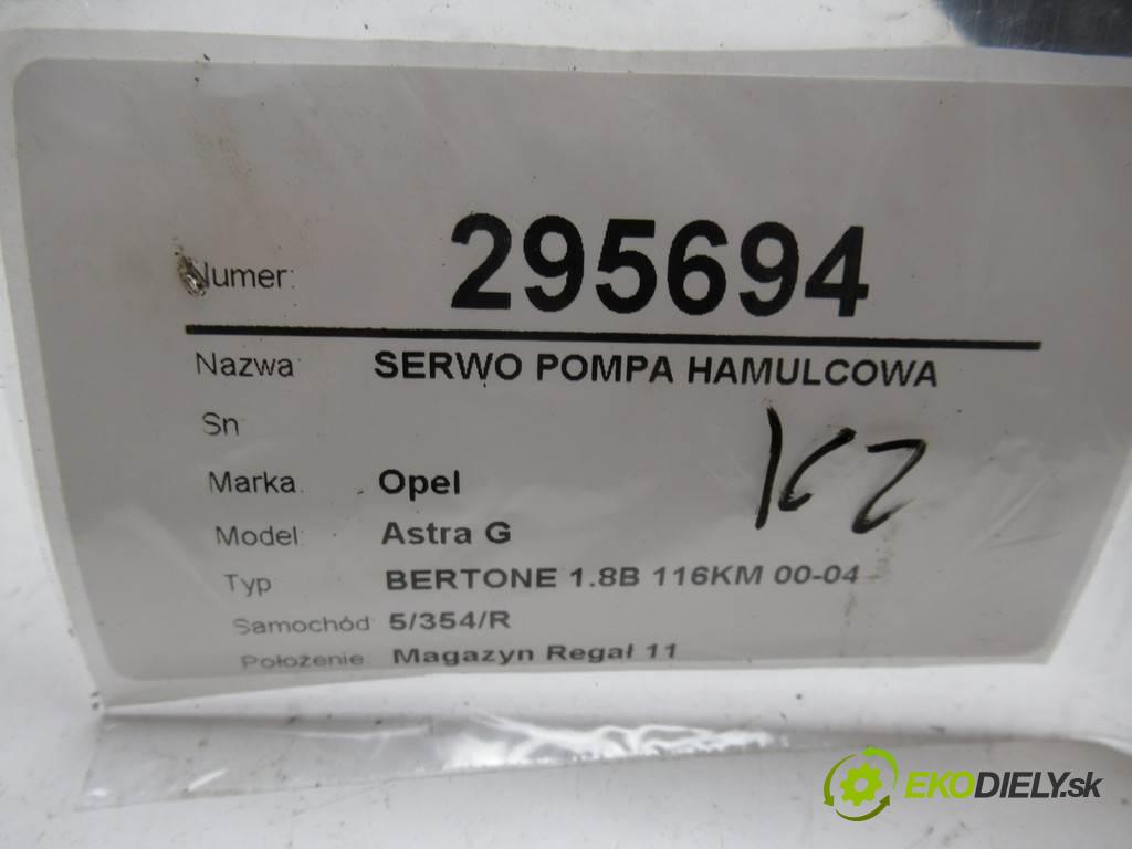 Opel Astra G  2000 85 kW BERTONE 1.8B 116KM 00-04 1800 Posilovač Pumpa brzdová 90498034 (Posilňovače bŕzd)
