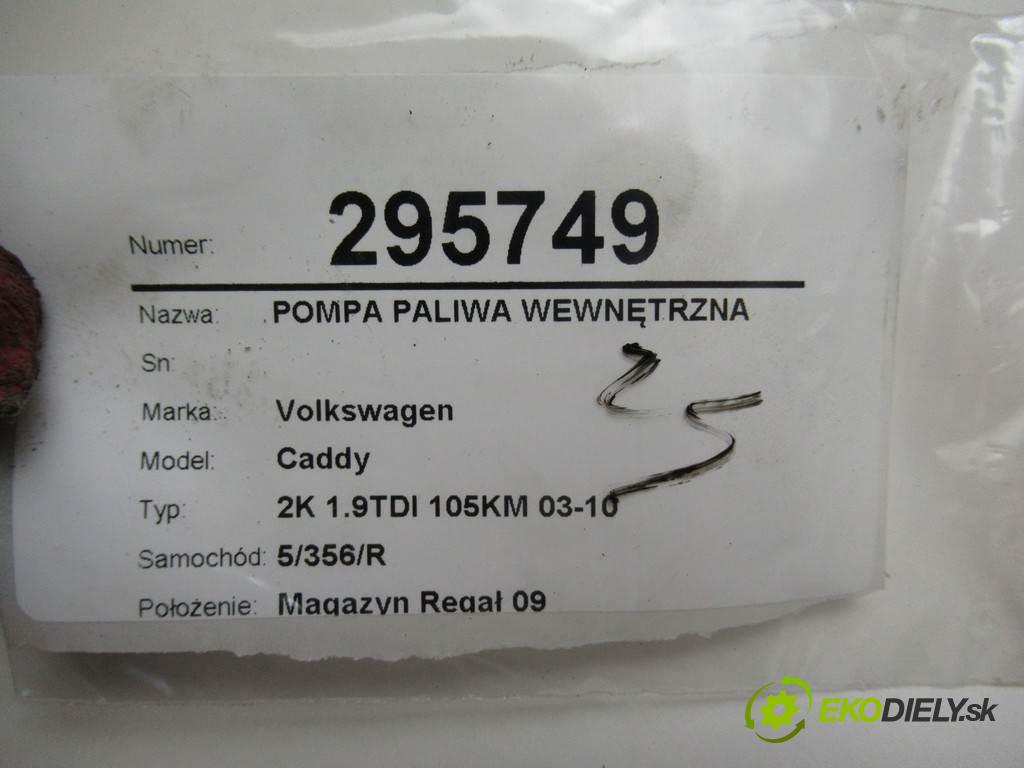 Volkswagen Caddy  2008 77 kW 2K 1.9TDI 105KM 03-10 1900 pumpa paliva vnitřní 2K0919050B (Palivové pumpy, čerpadla)
