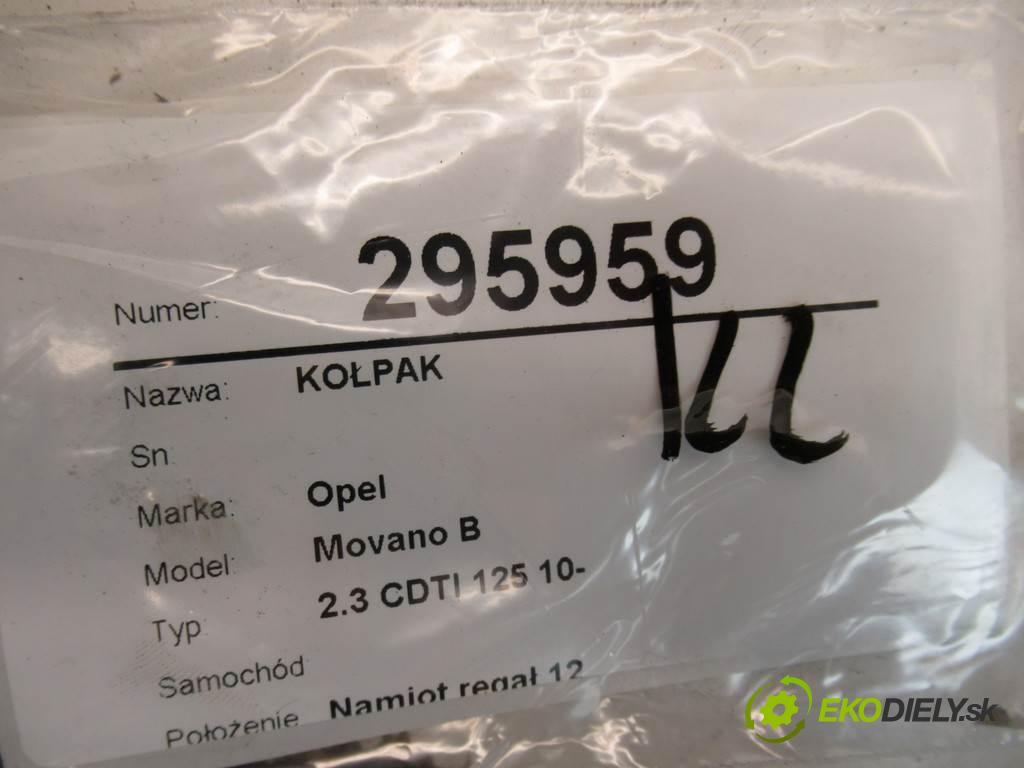 Opel Movano B kvalita A  motor 2.3CDTI 92kW (125KM) M9T870 VIN: W0LMRF4SCEB048552 barva bílý rok výroba: 2013 období výroba: 2010-