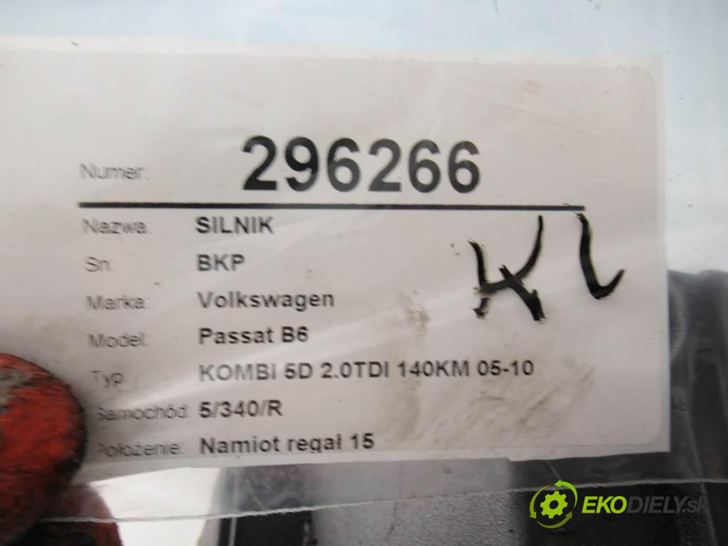 Volkswagen Passat B6  2007 103 kW KOMBI 5D 2.0TDI 140KM 05-10 2000 motor BKP (Motory (kompletní))