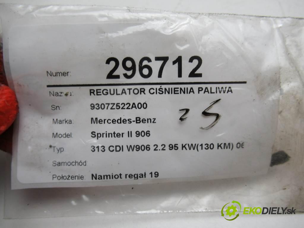 Mercedes-Benz Sprinter II 906    313 CDI W906 2.2 95 KW(130 KM) 06-19  Regulátor tlaku paliva 9307Z522A00 (Ostatné)