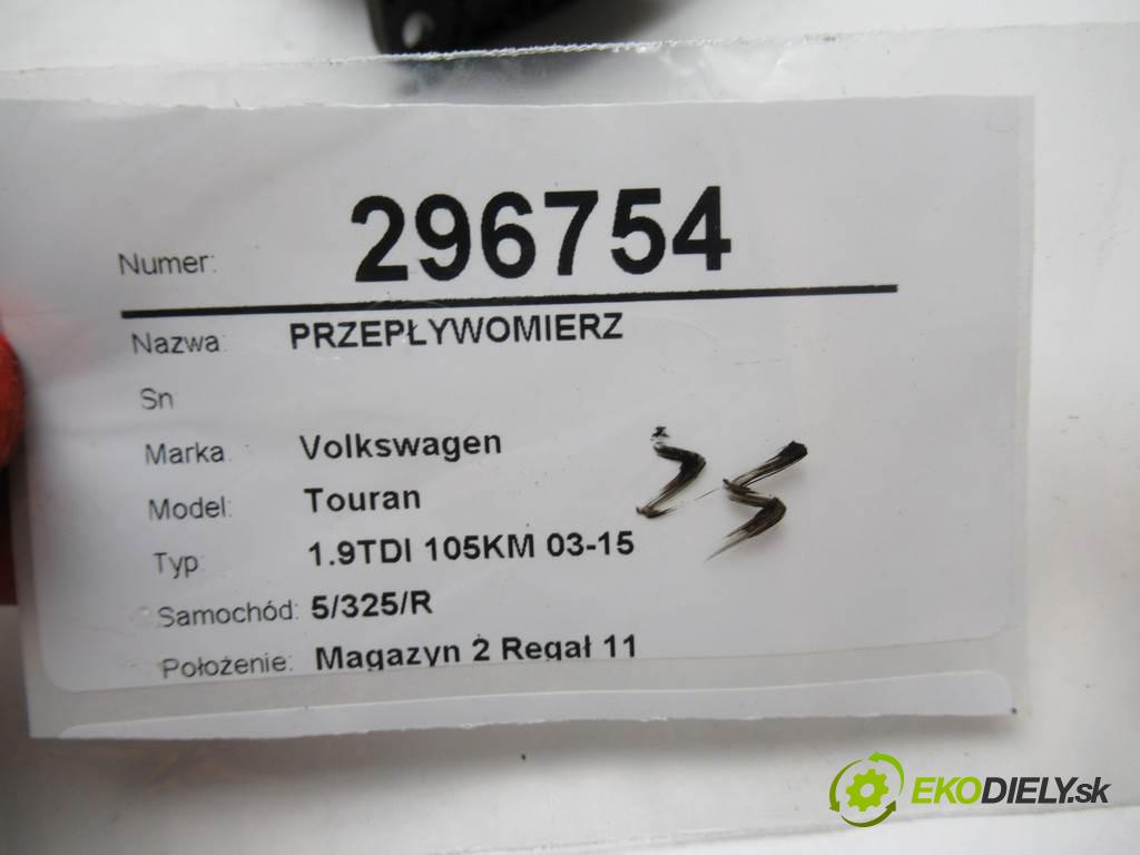 Volkswagen Touran  2004 77 kW 1.9TDI 105KM 03-15 1900 Váha vzduchu 038906461B (Váhy vzduchu)