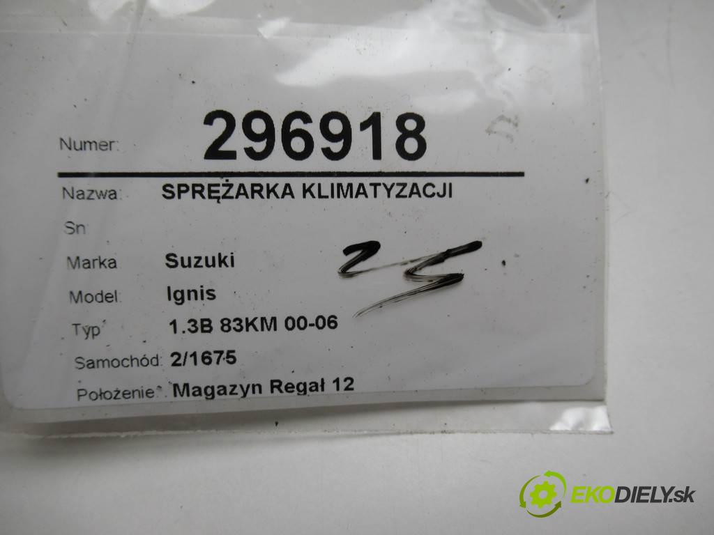 Suzuki Ignis  2003 61 kW 1.3B 83KM 00-06 1300 Kompresor klimatizácie 95201-69GC0 (Kompresory klimatizácie)