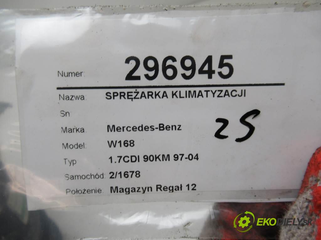 Mercedes-Benz W168  1998 66 kW 1.7CDI 90KM 97-04 1700 Kompresor klimatizácie 447200-9763 (Kompresory klimatizácie)