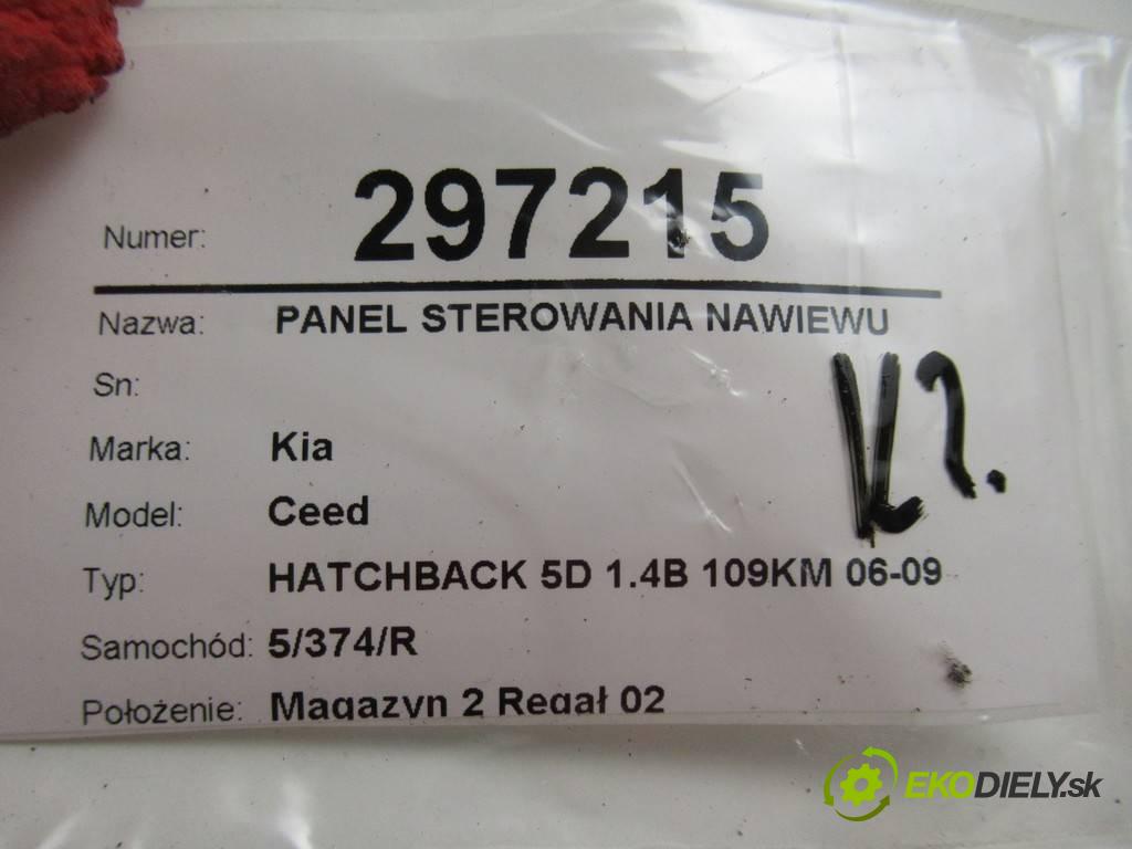 Kia Ceed  2009 80 kW HATCHBACK 5D 1.4B 109KM 06-09 1400 Panel ovládania kúrenia 97250-1H000EQ (Prepínače, spínače, tlačidlá a ovládače kúrenia)