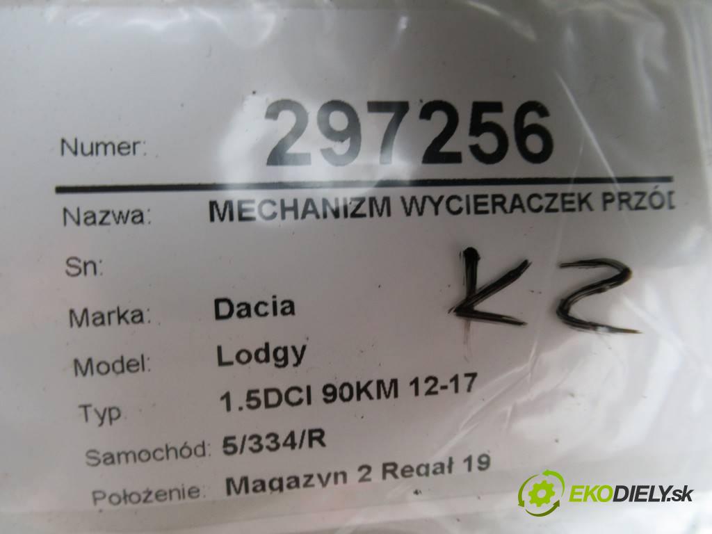 Dacia Lodgy  2013 66 kW 1.5DCI 90KM 12-17 1400 mechanismus stěračů přední část 288004287R (Motorky stěračů)