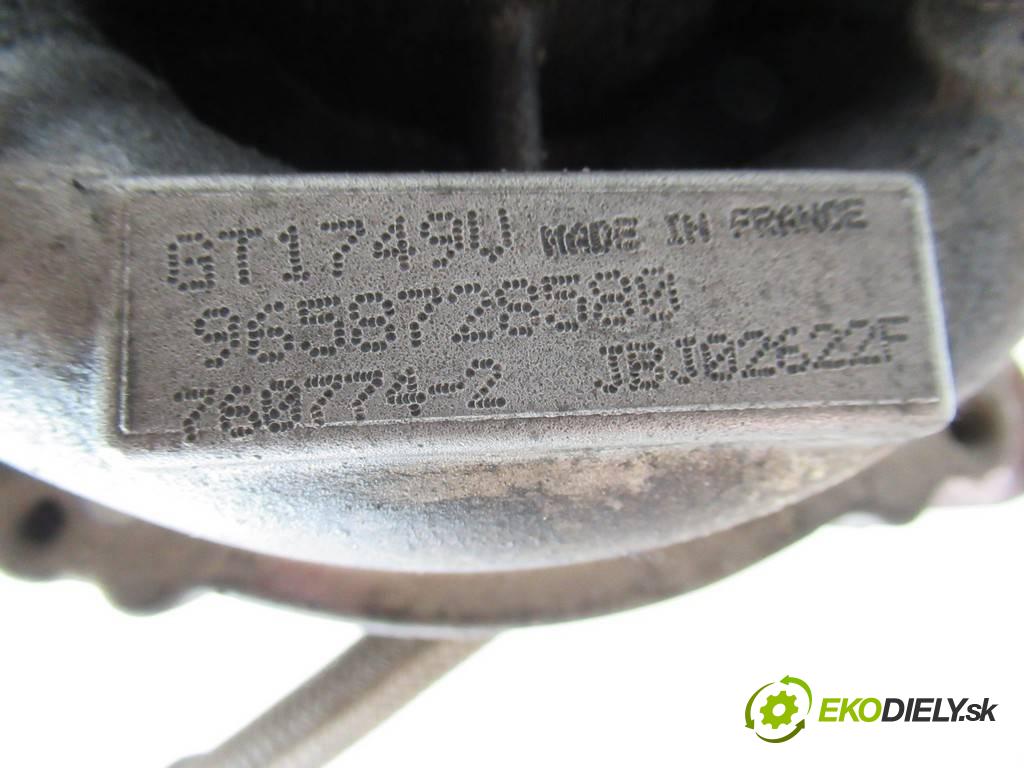 Ford S-MAX  2006 103 kW 2.0TDCI 140KM 06-15 2000 Turbodúchadlo,turbo 9658728580 (Turbodúchadlá (kompletné))