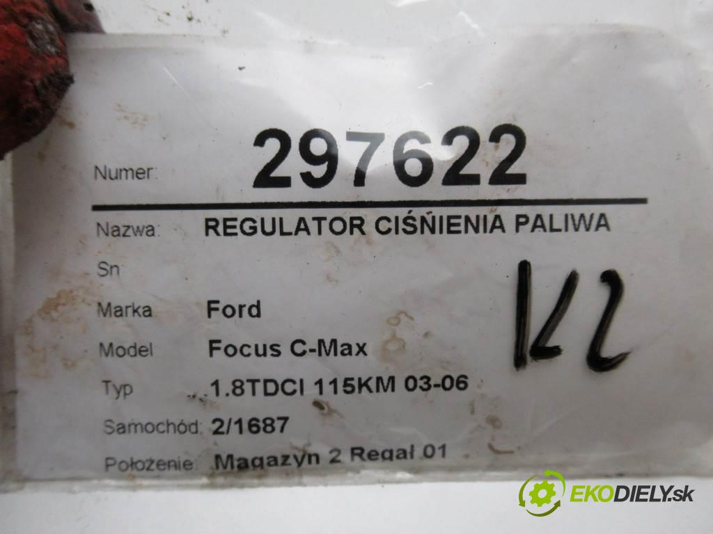 Ford Focus C-Max  2006 85 kW 1.8TDCI 115KM 03-06 1800 Regulátor tlaku paliva  (Ostatné)