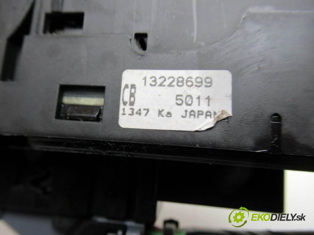 Opel Zafira B  2007 74 kW 1.9CDTI 120KM 05-14 1900 Prepínač okien 13228699 (Prepínače, spínače, tlačidlá a ovládače kúrenia)