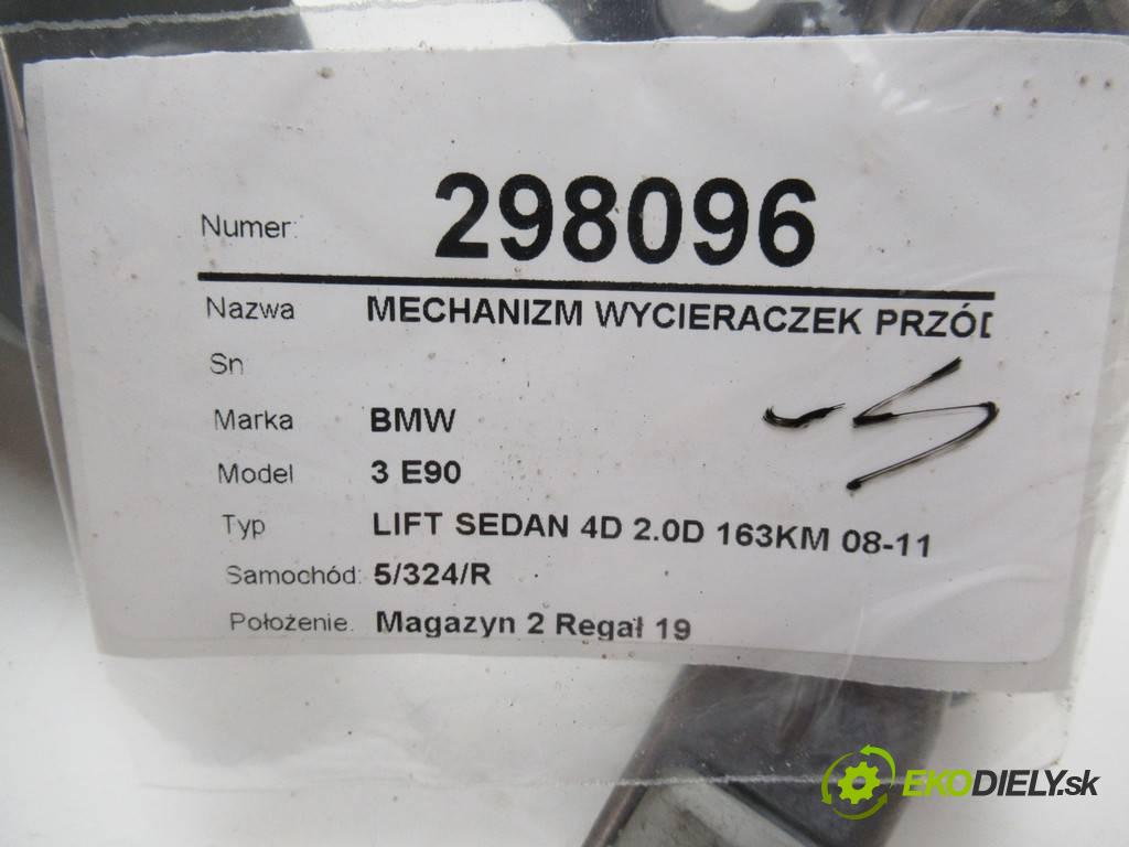 BMW 3 E90  2010 130 kW LIFT SEDAN 4D 2.0D 163KM 08-11 2000 Mechanizmus stieračov predný 6978263 (Motorčeky stieračov predné)