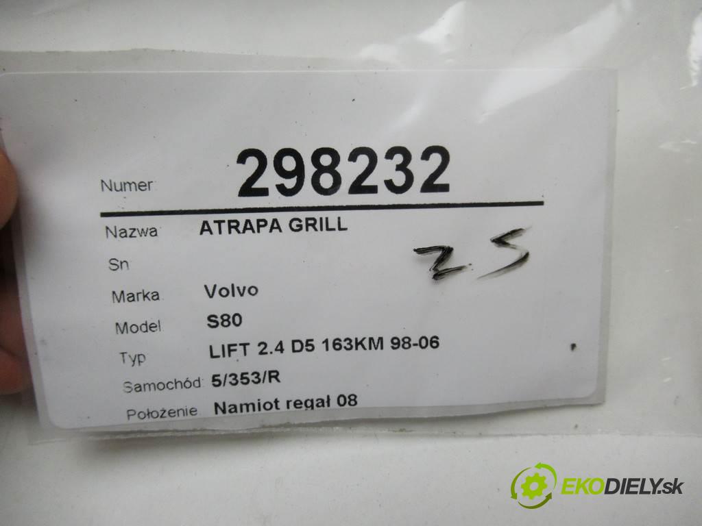 Volvo S80  2005 120 kW LIFT 2.4 D5 163KM 98-06 2400 mřížka maska 8659947 (Mřížky (masky) chladičů)