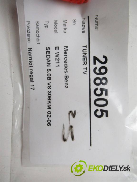 Mercedes-Benz E W211    SEDAN 5.0B V8 306KM 02-06  TUNER TV