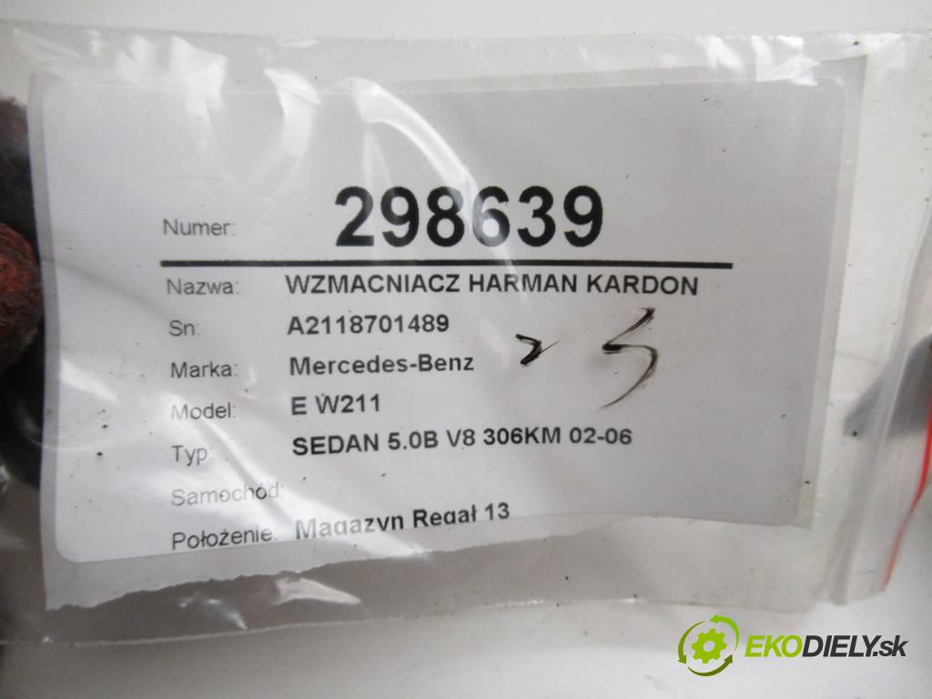 Mercedes-Benz E W211    SEDAN 5.0B V8 306KM 02-06  Zosilňovač A2118701489