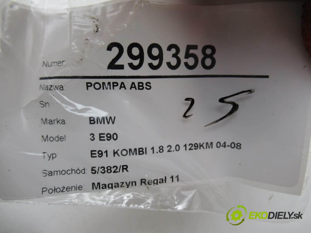 BMW 3 E90  2007 95 kW E91 KOMBI 1.8 2.0 129KM 04-08 2000 Pumpa ABS 6776056 6776055 (Pumpy ABS)