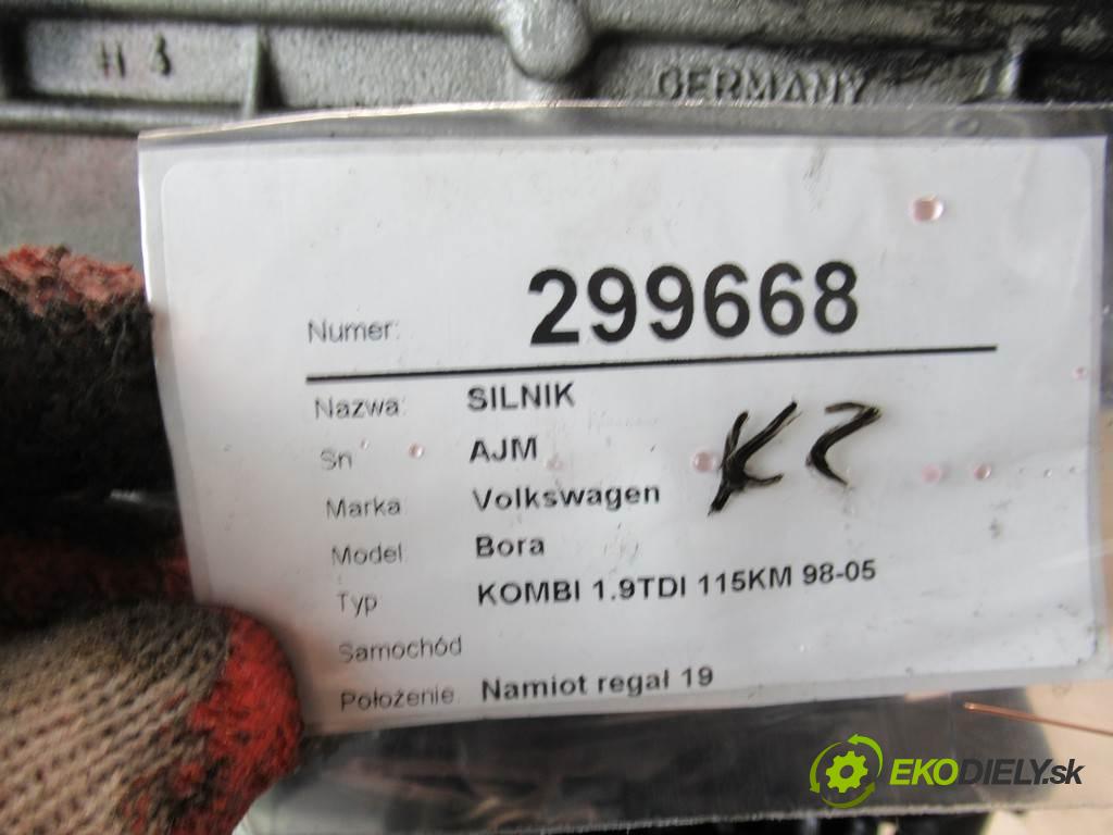 Volkswagen Bora    KOMBI 1.9TDI 115KM 98-05  Motor AJM (Motory (kompletné))