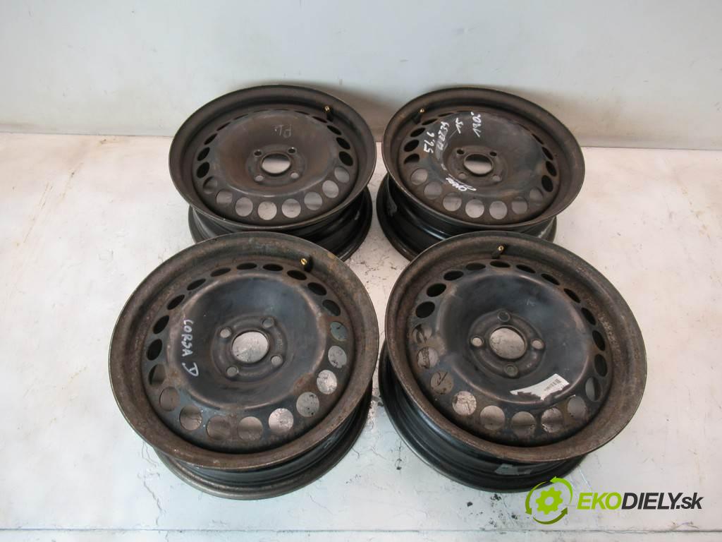 Opel Corsa D     15 6J 4X100 ET39  disky plechové 15  (Plechové)