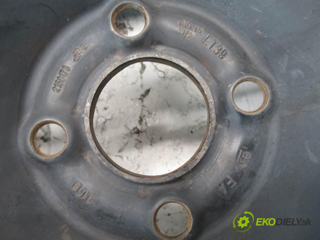 Opel Corsa D     15 6J 4X100 ET39  disky plechové 15  (Plechové)
