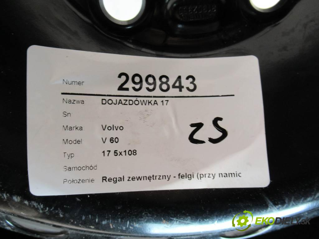 Volvo V 60    17 5x108  Rezerva 17  (Kolesá dojazdové)