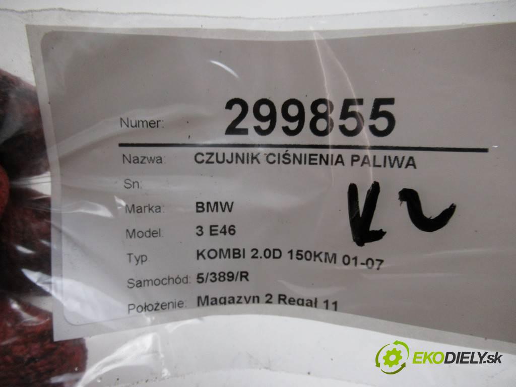 BMW 3 E46  2002 110 kW KOMBI 2.0D 150KM 01-07 2000 Snímač tlaku paliva 0281002481 (Snímače)