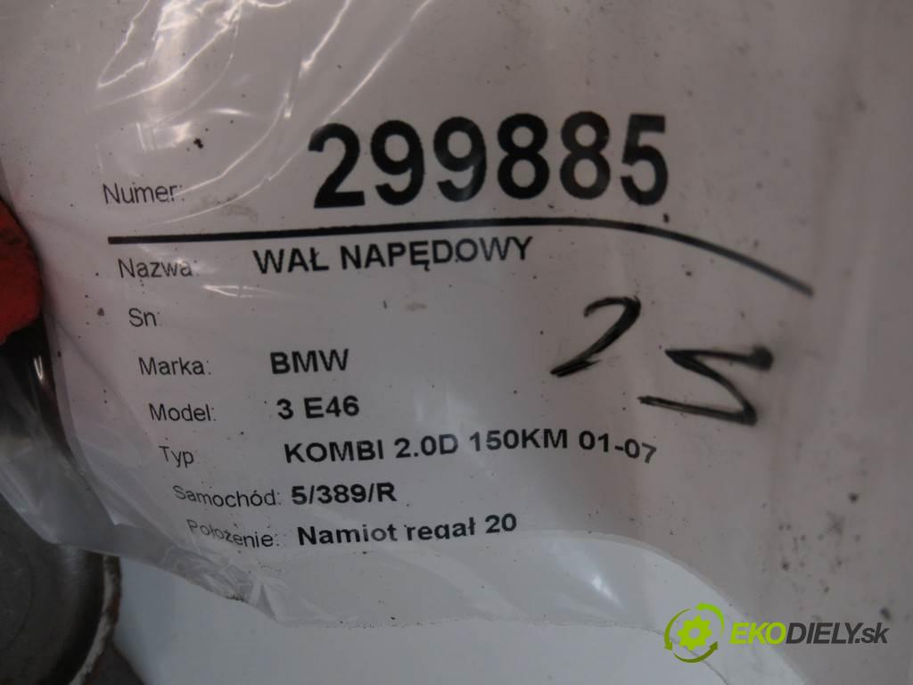 BMW 3 E46  2002 110 kW KOMBI 2.0D 150KM 01-07 2000 Kardaň, hriadeľ hnací  (Kardaňové hriadele)