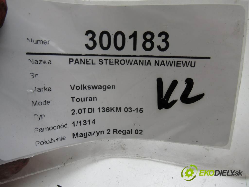 Volkswagen Touran  2004 100 kW 2.0TDI 136KM 03-15 1900 Panel ovládania kúrenia  (Prepínače, spínače, tlačidlá a ovládače kúrenia)