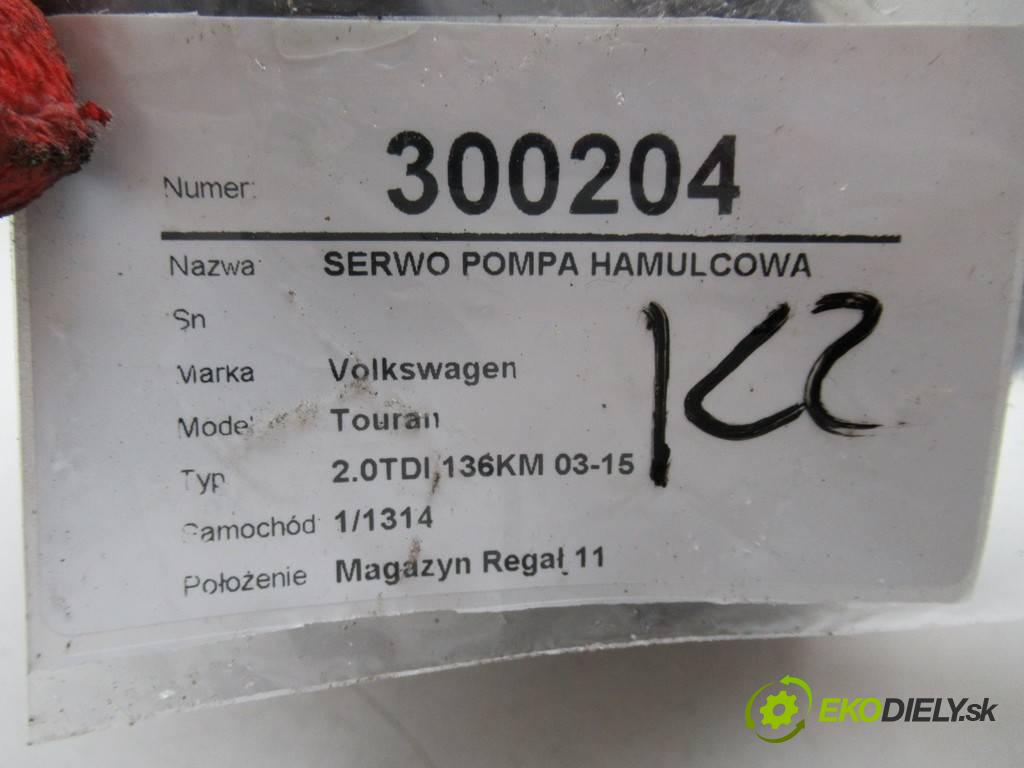 Volkswagen Touran  2004 100 kW 2.0TDI 136KM 03-15 1900 Posilovač Pumpa brzdová 1T1614105G (Posilňovače bŕzd)