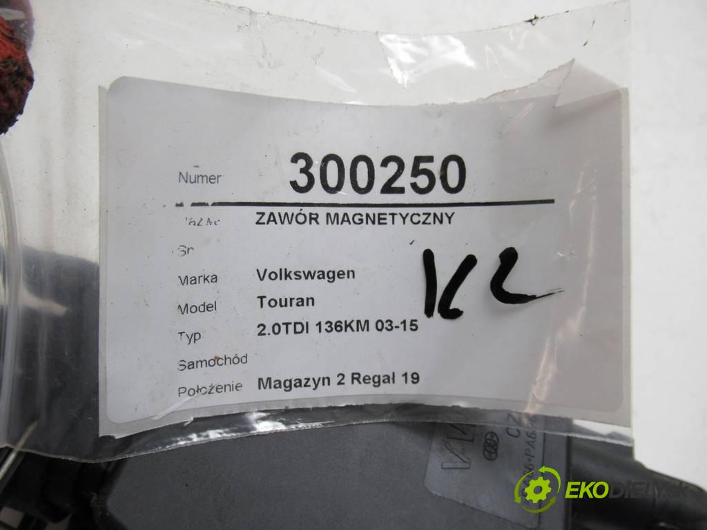 Volkswagen Touran    2.0TDI 136KM 03-15  ventil magnetický 6Q0906625