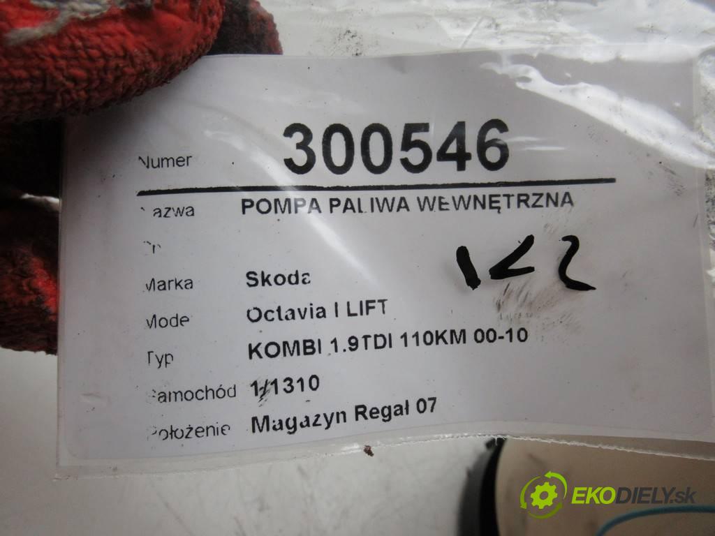 Skoda Octavia I LIFT  2001 81kW KOMBI 1.9TDI 110KM 00-10 1900 pumpa paliva vnitřní 1J0919183D (Palivové pumpy, čerpadla)
