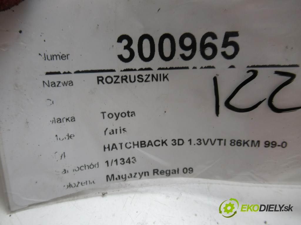 Toyota Yaris  2001 63kW HATCHBACK 3D 1.3VVTI 86KM 99-05 1300 Štartér 28100-21030 (Štartéry)
