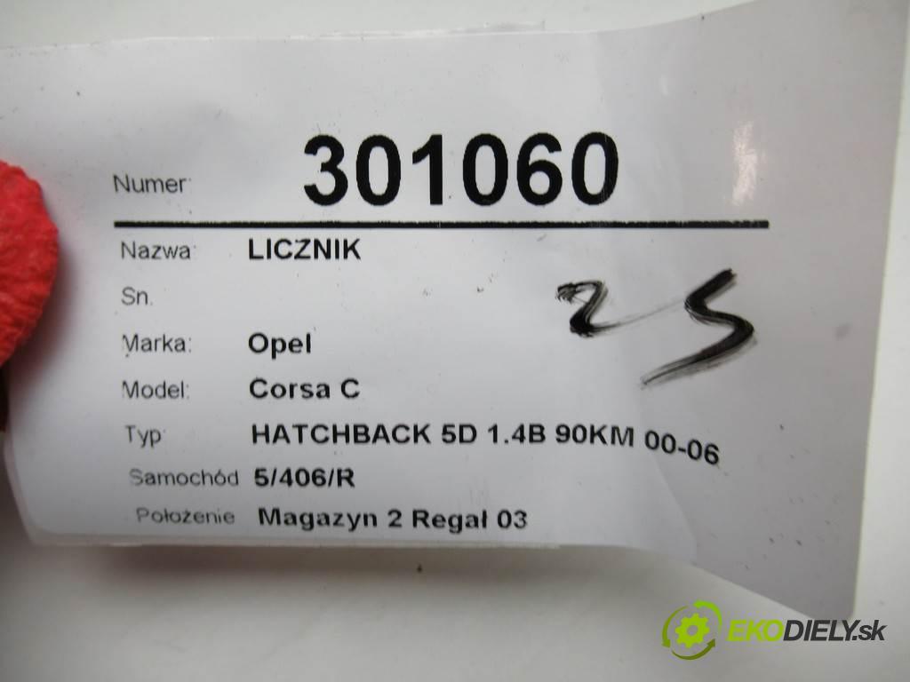 Opel Corsa C  2001 66 kW HATCHBACK 5D 1.4B 90KM 00-06 1400 Prístrojovka 09166815FM (Prístrojové dosky, displeje)