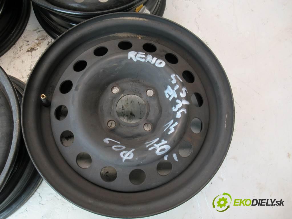 Renault     14 5,5J 4X100 ET36  disky plechové 14  (Plechové)