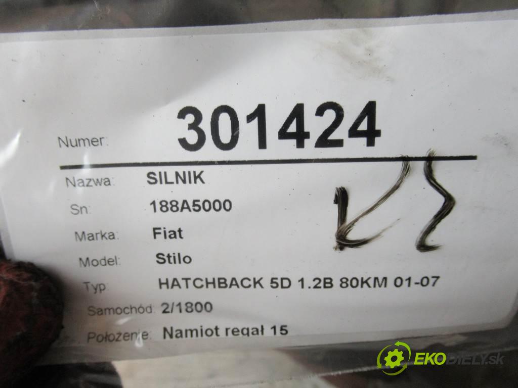 Fiat Stilo  2003 59 kW HATCHBACK 5D 1.2B 80KM 01-07 1200 Motor 188A5000 (Motory (kompletné))