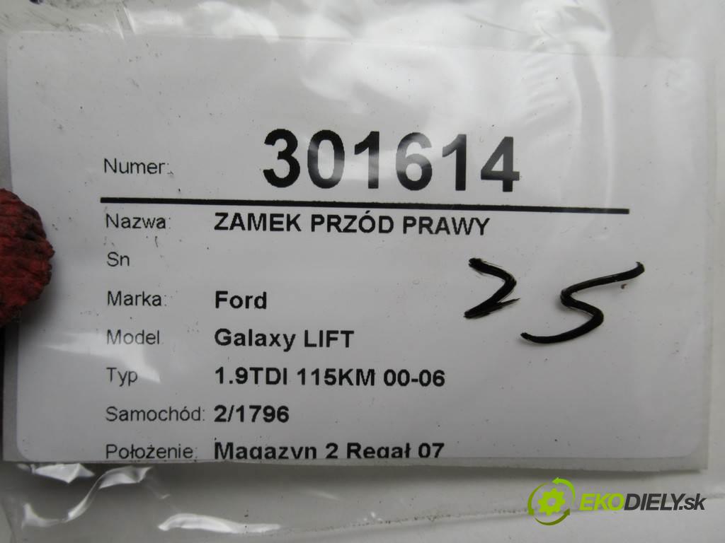 Ford Galaxy LIFT  2002 85kW 1.9TDI 115KM 00-06 1900 zámok přední část pravý 93BG220A20DD