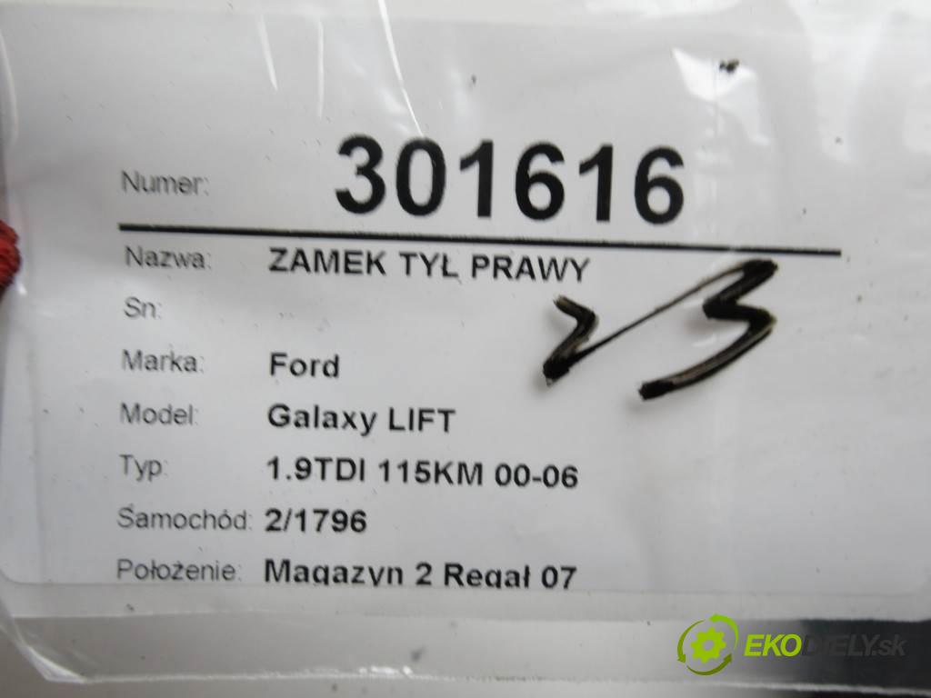 Ford Galaxy LIFT  2002 85kW 1.9TDI 115KM 00-06 1900 zámok zadní část pravý