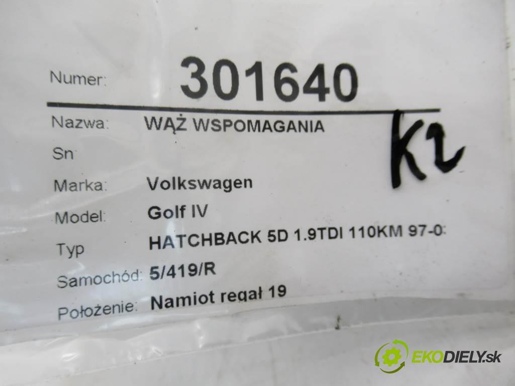 Volkswagen Golf IV  2000 81 kW HATCHBACK 5D 1.9TDI 110KM 97-03 1900 hadica servočerpadlo  (Rúrky, hadice servočerpadla)